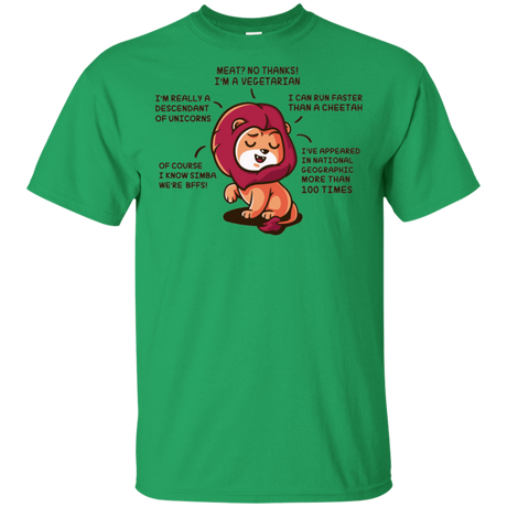 T-Shirts Irish Green / S Lyin Lion T-Shirt