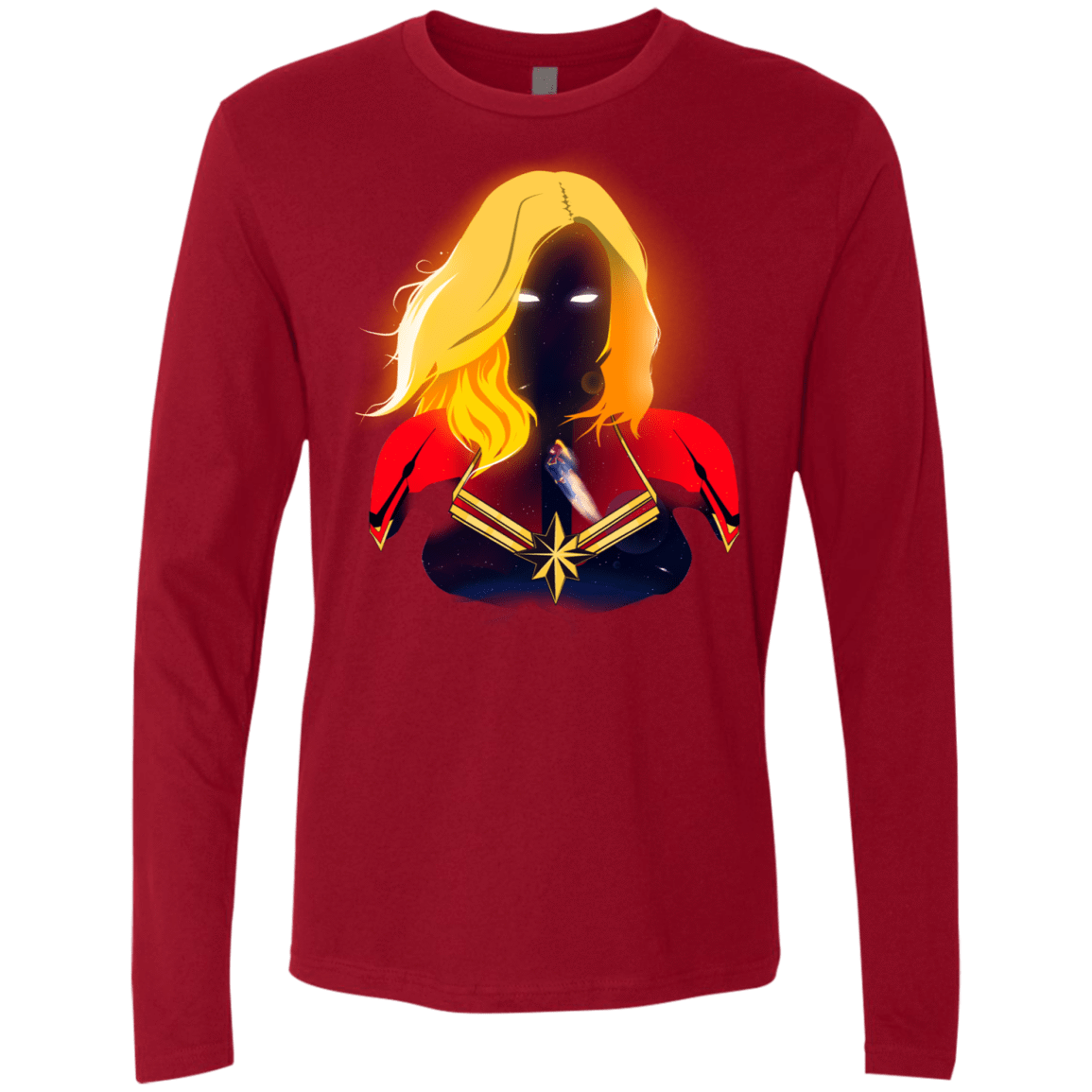 T-Shirts Cardinal / S M A R V E L Men's Premium Long Sleeve