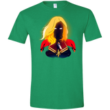 T-Shirts Heather Irish Green / S M A R V E L Men's Semi-Fitted Softstyle