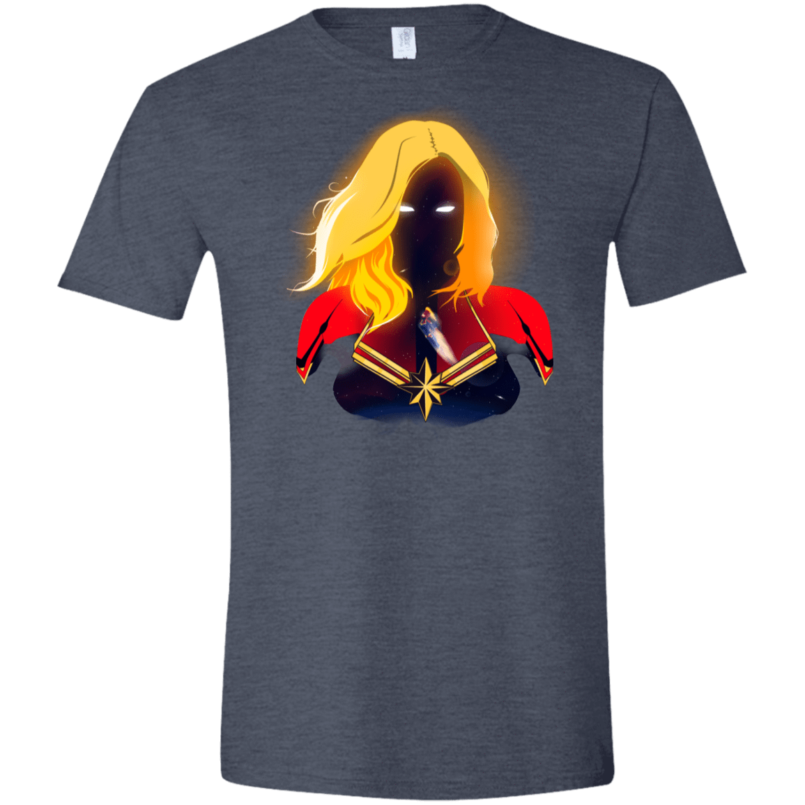 T-Shirts Heather Navy / S M A R V E L Men's Semi-Fitted Softstyle