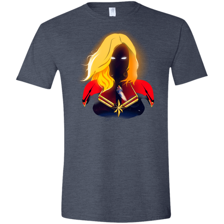 T-Shirts Heather Navy / S M A R V E L Men's Semi-Fitted Softstyle