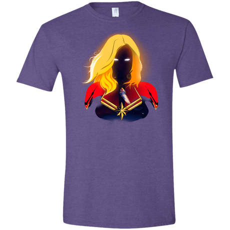 T-Shirts Heather Purple / S M A R V E L Men's Semi-Fitted Softstyle