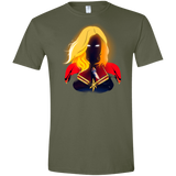 T-Shirts Military Green / S M A R V E L Men's Semi-Fitted Softstyle