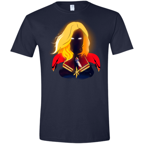 T-Shirts Navy / X-Small M A R V E L Men's Semi-Fitted Softstyle