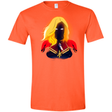 T-Shirts Orange / S M A R V E L Men's Semi-Fitted Softstyle