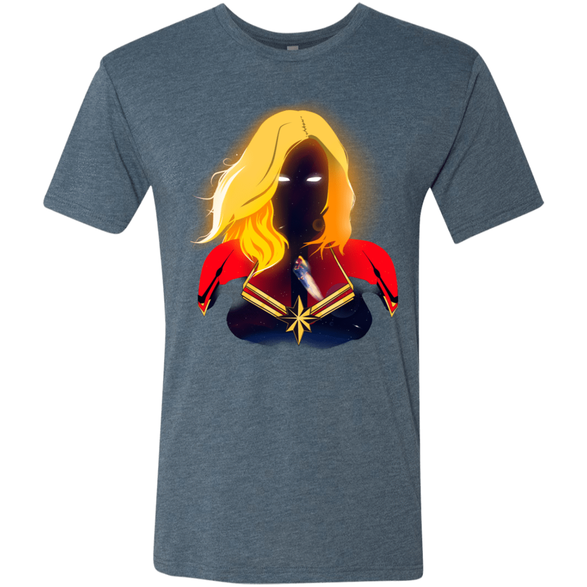 T-Shirts Indigo / S M A R V E L Men's Triblend T-Shirt