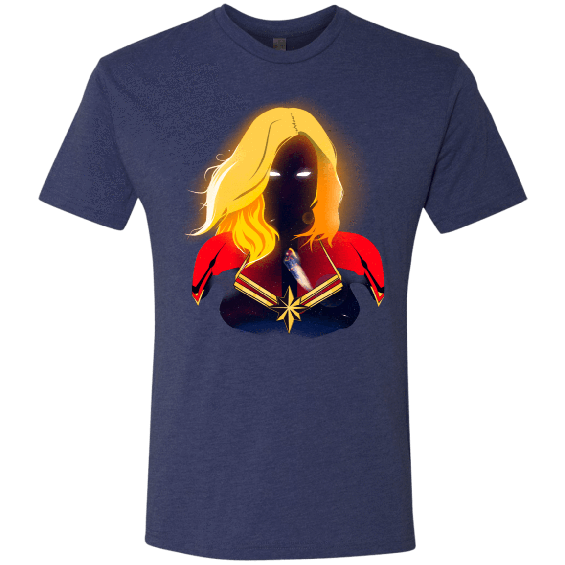 T-Shirts Vintage Navy / S M A R V E L Men's Triblend T-Shirt