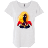 T-Shirts Heather White / X-Small M A R V E L Triblend Dolman Sleeve