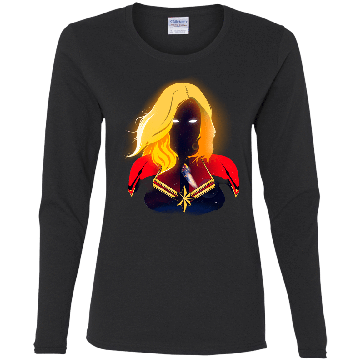 T-Shirts Black / S M A R V E L Women's Long Sleeve T-Shirt