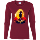 T-Shirts Cardinal / S M A R V E L Women's Long Sleeve T-Shirt