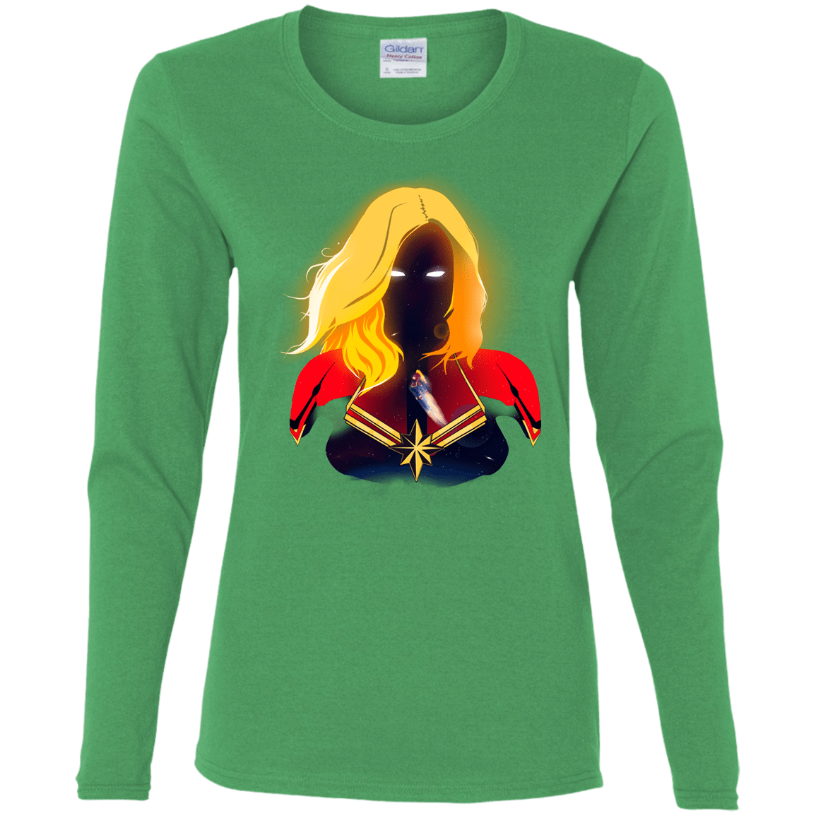 T-Shirts Irish Green / S M A R V E L Women's Long Sleeve T-Shirt