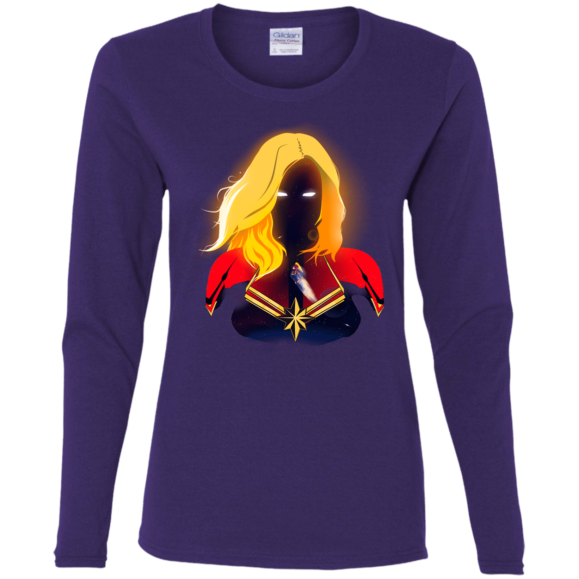 T-Shirts Purple / S M A R V E L Women's Long Sleeve T-Shirt