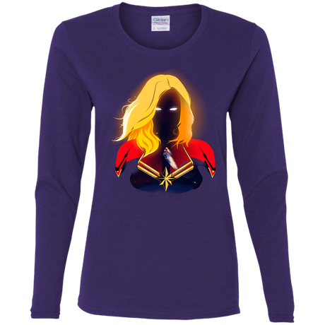 T-Shirts Purple / S M A R V E L Women's Long Sleeve T-Shirt