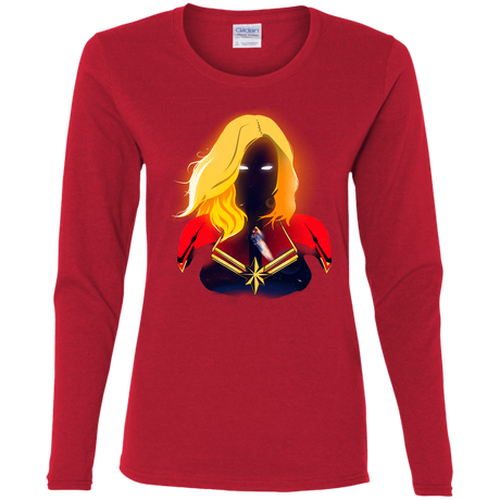 T-Shirts Red / S M A R V E L Women's Long Sleeve T-Shirt