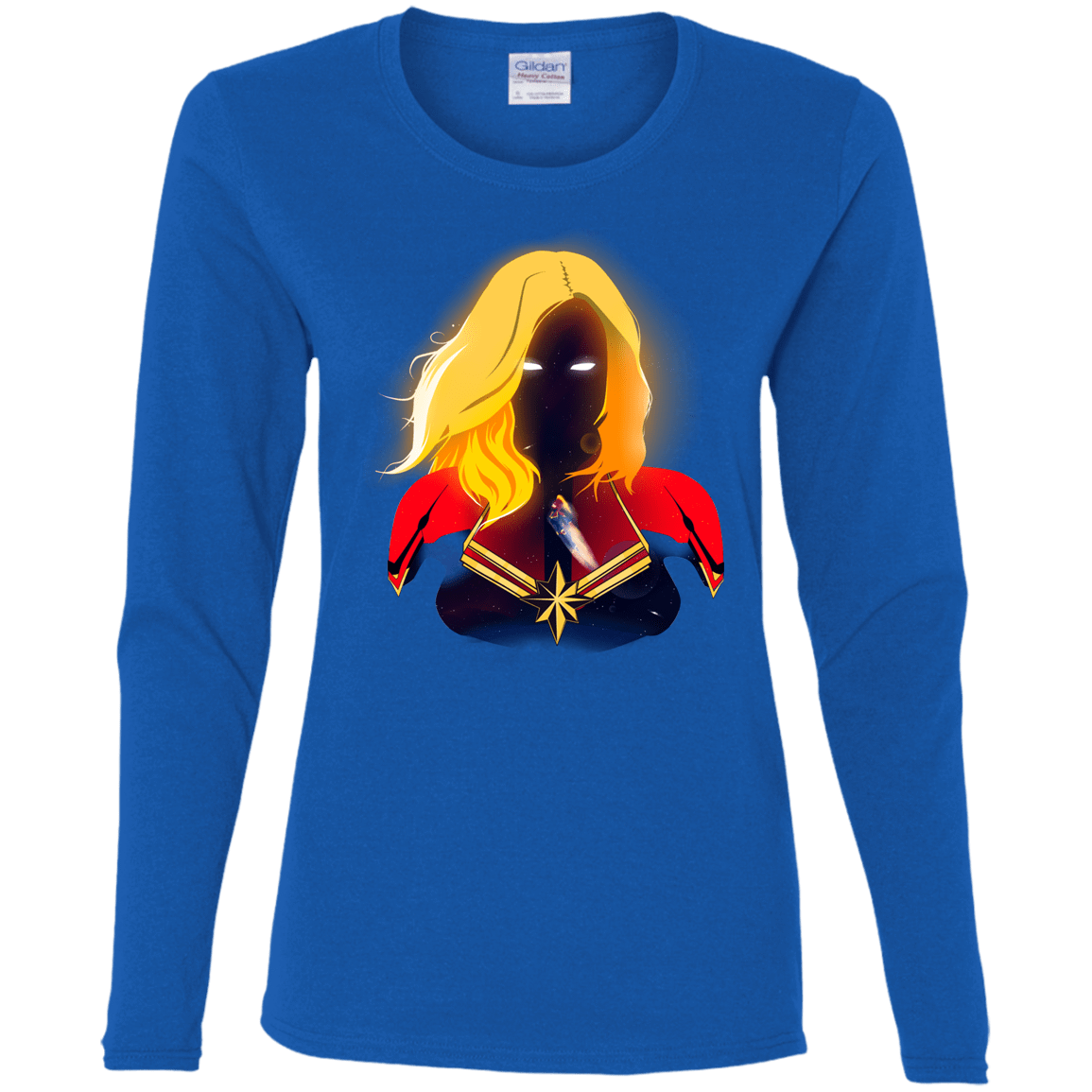 T-Shirts Royal / S M A R V E L Women's Long Sleeve T-Shirt