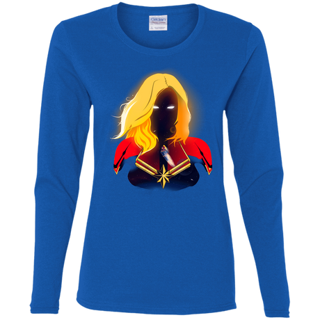 T-Shirts Royal / S M A R V E L Women's Long Sleeve T-Shirt