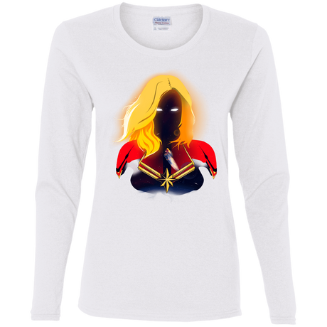 T-Shirts White / S M A R V E L Women's Long Sleeve T-Shirt