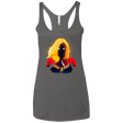 T-Shirts Premium Heather / X-Small M A R V E L Women's Triblend Racerback Tank