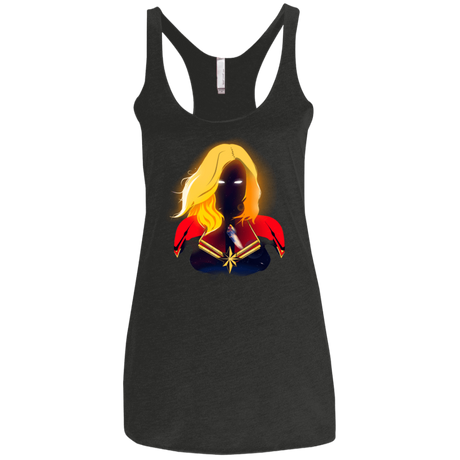 T-Shirts Vintage Black / X-Small M A R V E L Women's Triblend Racerback Tank