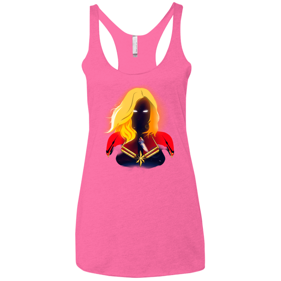 T-Shirts Vintage Pink / X-Small M A R V E L Women's Triblend Racerback Tank