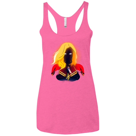 T-Shirts Vintage Pink / X-Small M A R V E L Women's Triblend Racerback Tank
