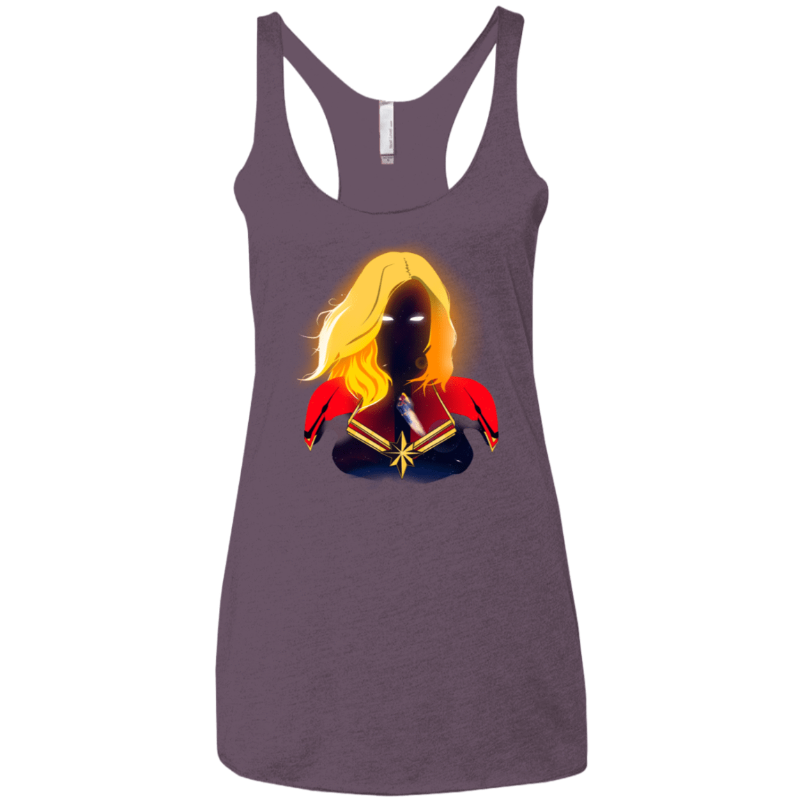 T-Shirts Vintage Purple / X-Small M A R V E L Women's Triblend Racerback Tank
