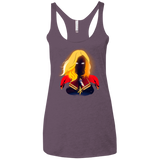 T-Shirts Vintage Purple / X-Small M A R V E L Women's Triblend Racerback Tank