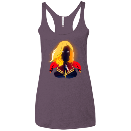 T-Shirts Vintage Purple / X-Small M A R V E L Women's Triblend Racerback Tank