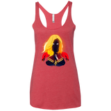 T-Shirts Vintage Red / X-Small M A R V E L Women's Triblend Racerback Tank