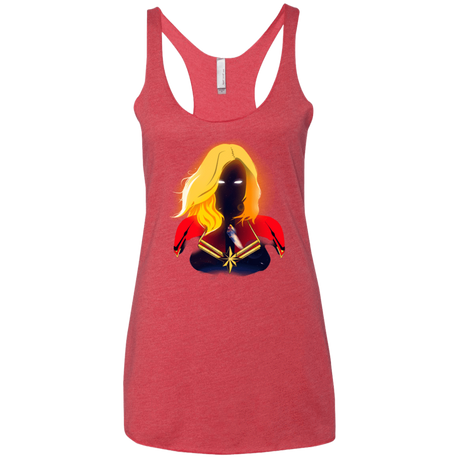 T-Shirts Vintage Red / X-Small M A R V E L Women's Triblend Racerback Tank