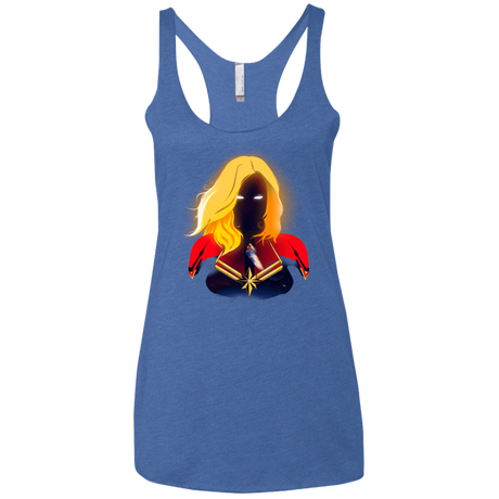 T-Shirts Vintage Royal / X-Small M A R V E L Women's Triblend Racerback Tank