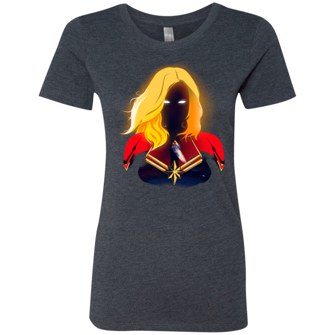 T-Shirts Vintage Navy / S M A R V E L Women's Triblend T-Shirt