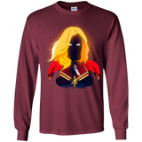 T-Shirts Maroon / YS M A R V E L Youth Long Sleeve T-Shirt