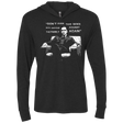 T-Shirts Vintage Black / X-Small M Corleone Triblend Long Sleeve Hoodie Tee