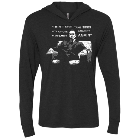 T-Shirts Vintage Black / X-Small M Corleone Triblend Long Sleeve Hoodie Tee
