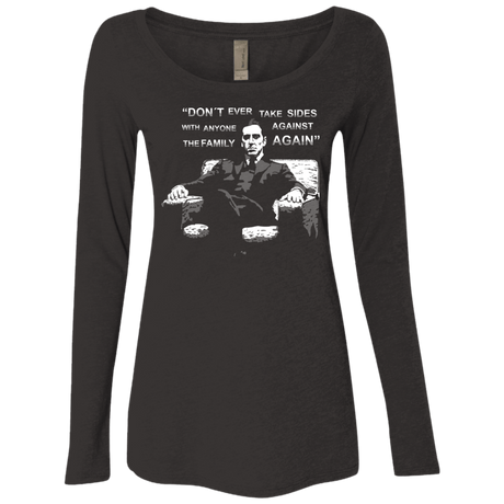 T-Shirts Vintage Black / Small M Corleone Women's Triblend Long Sleeve Shirt