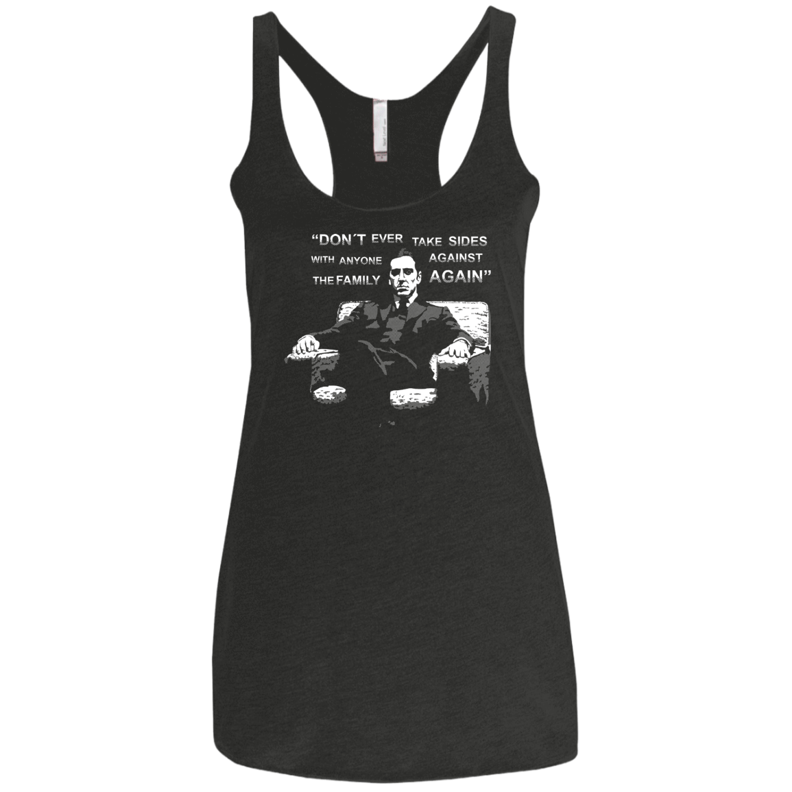 T-Shirts Vintage Black / X-Small M Corleone Women's Triblend Racerback Tank