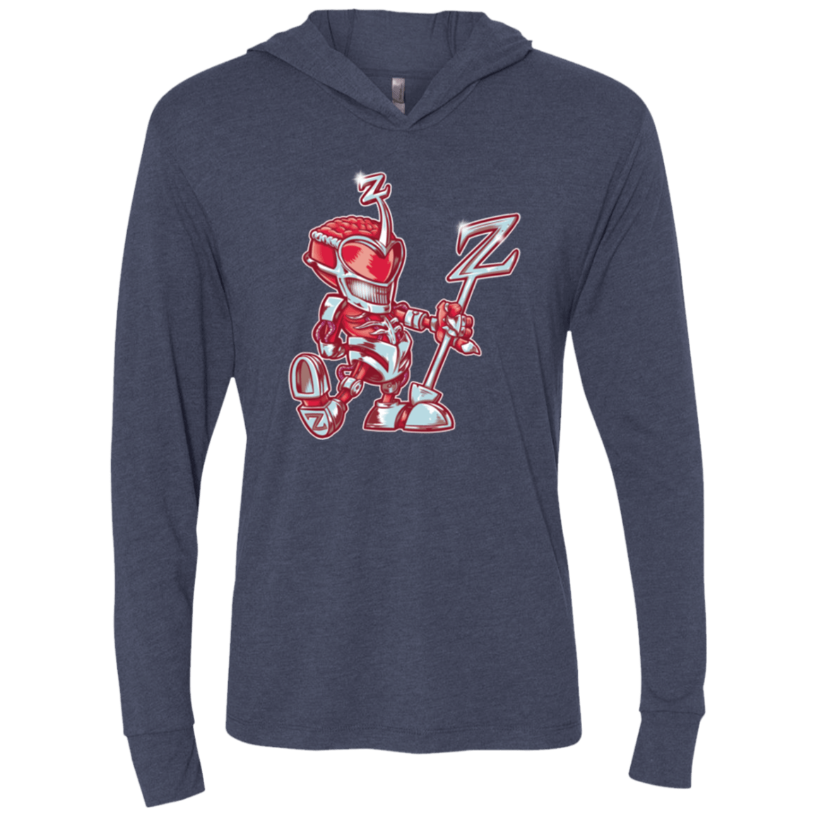 T-Shirts Vintage Navy / X-Small M.O.U.S.Zedd Triblend Long Sleeve Hoodie Tee