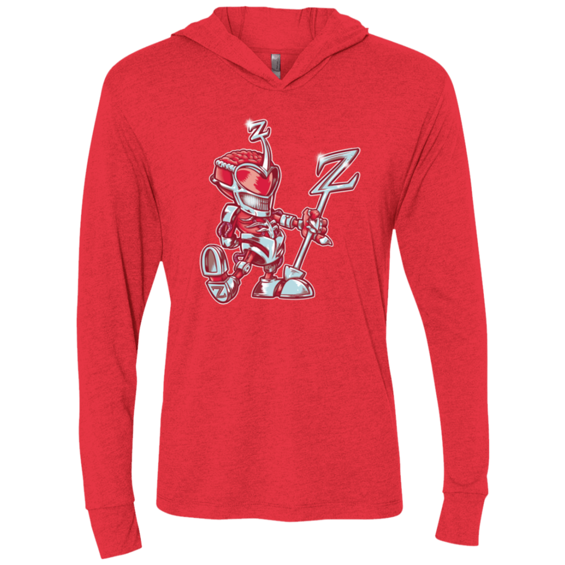 T-Shirts Vintage Red / X-Small M.O.U.S.Zedd Triblend Long Sleeve Hoodie Tee