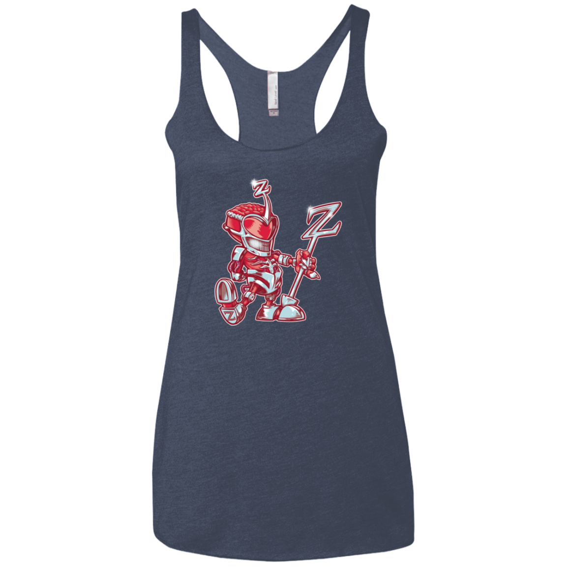 T-Shirts Vintage Navy / X-Small M.O.U.S.Zedd Women's Triblend Racerback Tank