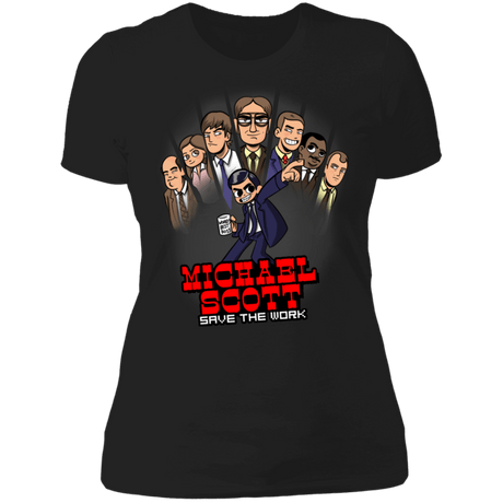 T-Shirts Black / X-Small M Scott Save the Work Women's Premium T-Shirt