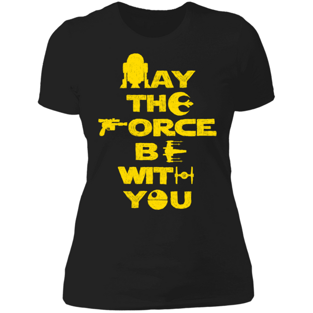 T-Shirts Black / X-Small M4Y TH3 F0RC3 B3 W1TH Y0U Women's Premium T-Shirt