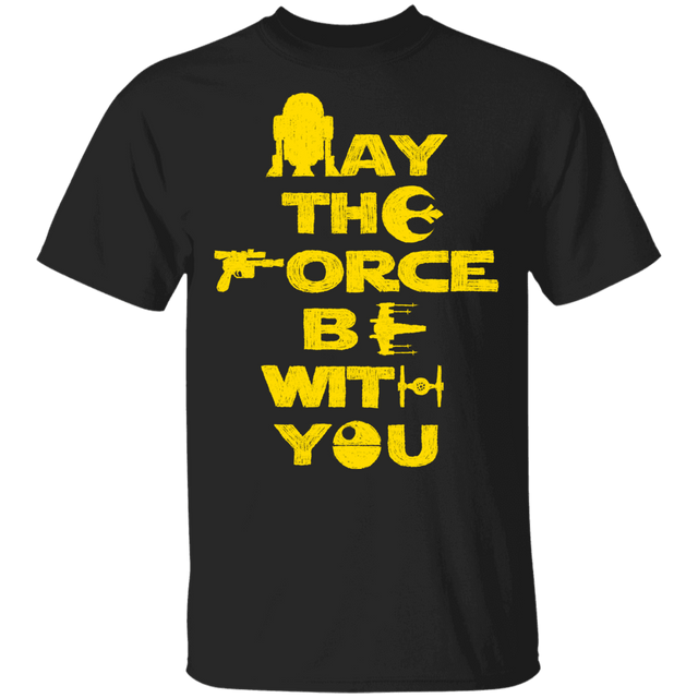 T-Shirts Black / YXS M4Y TH3 F0RC3 B3 W1TH Y0U Youth T-Shirt