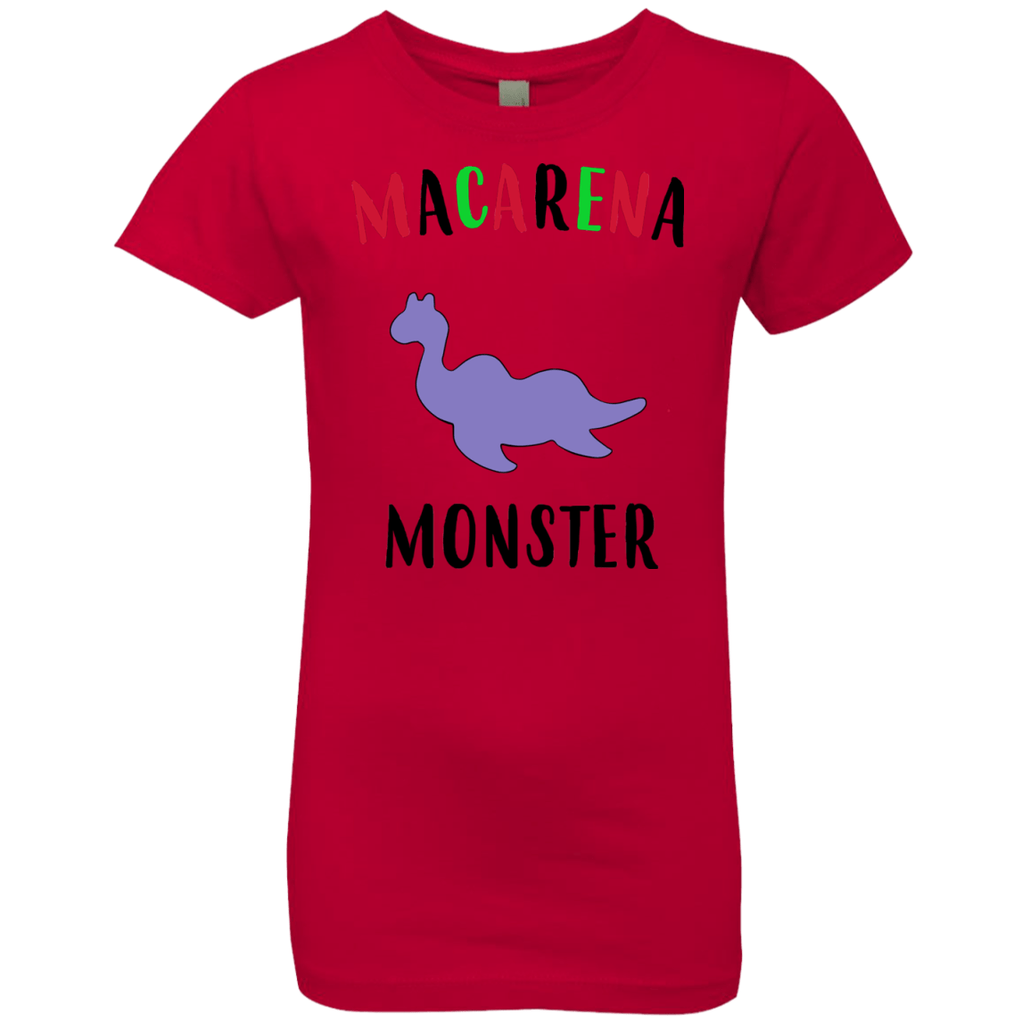 T-Shirts Red / YXS Macarena Monster Girls Premium T-Shirt