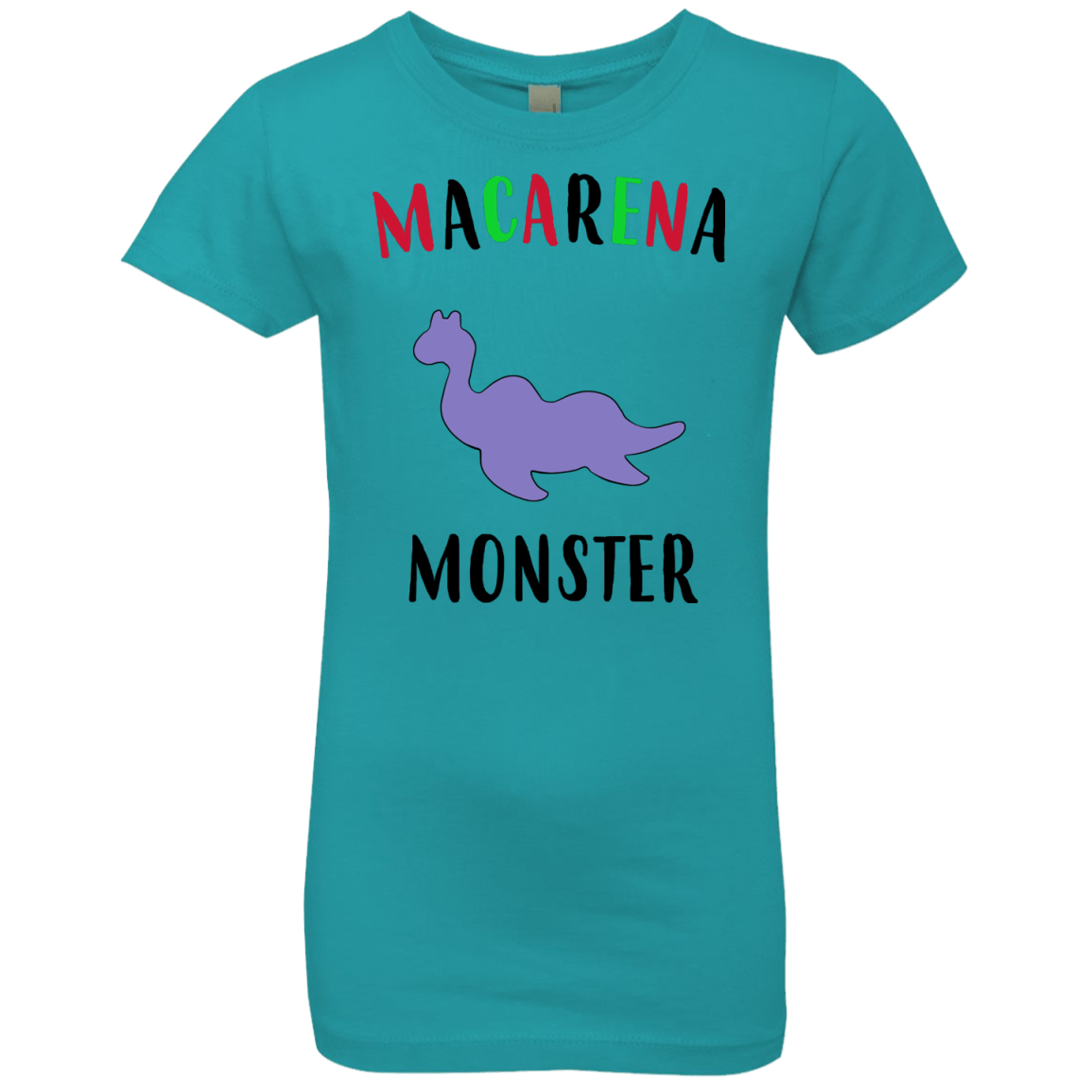 T-Shirts Tahiti Blue / YXS Macarena Monster Girls Premium T-Shirt