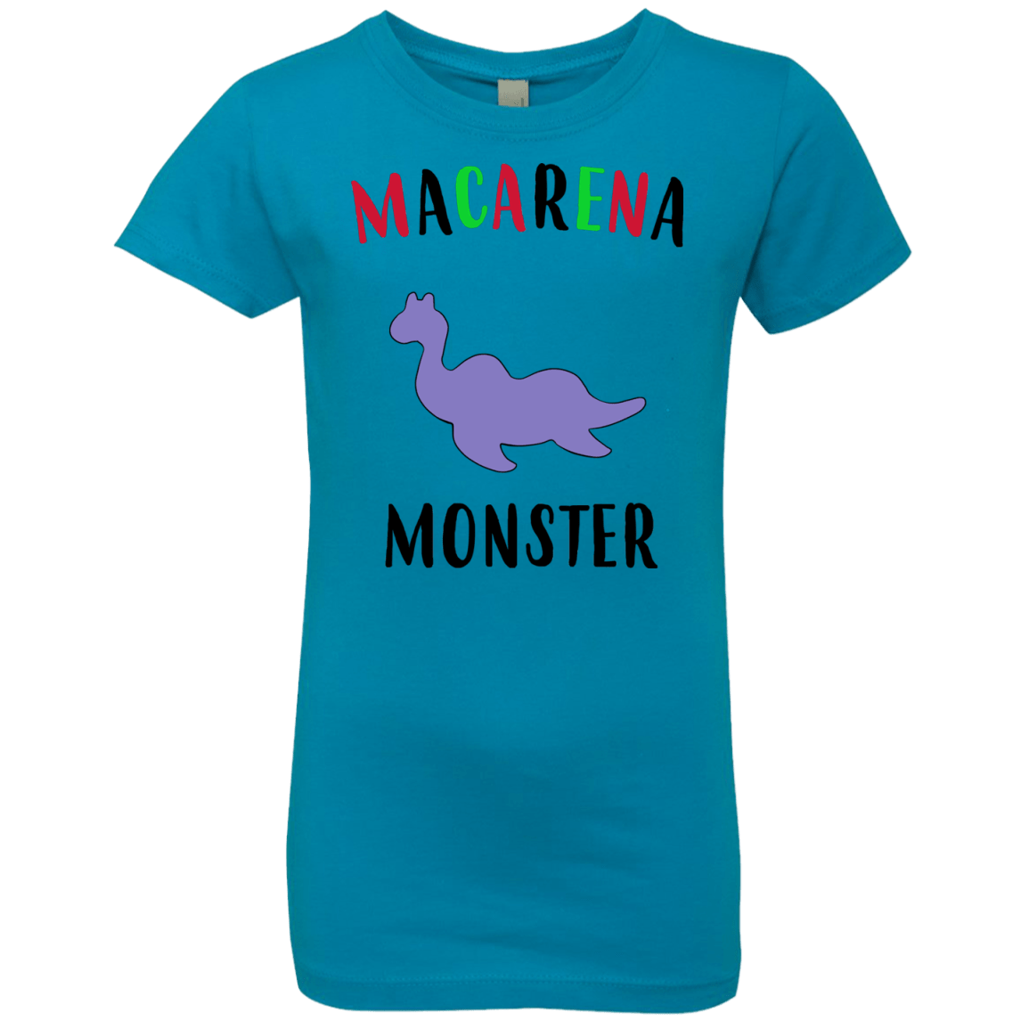 T-Shirts Turquoise / YXS Macarena Monster Girls Premium T-Shirt