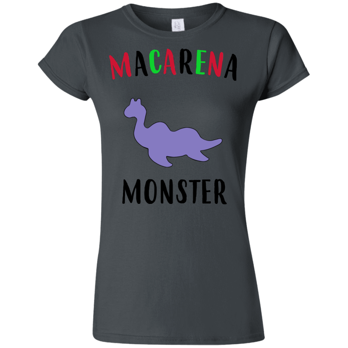 T-Shirts Charcoal / S Macarena Monster Junior Slimmer-Fit T-Shirt