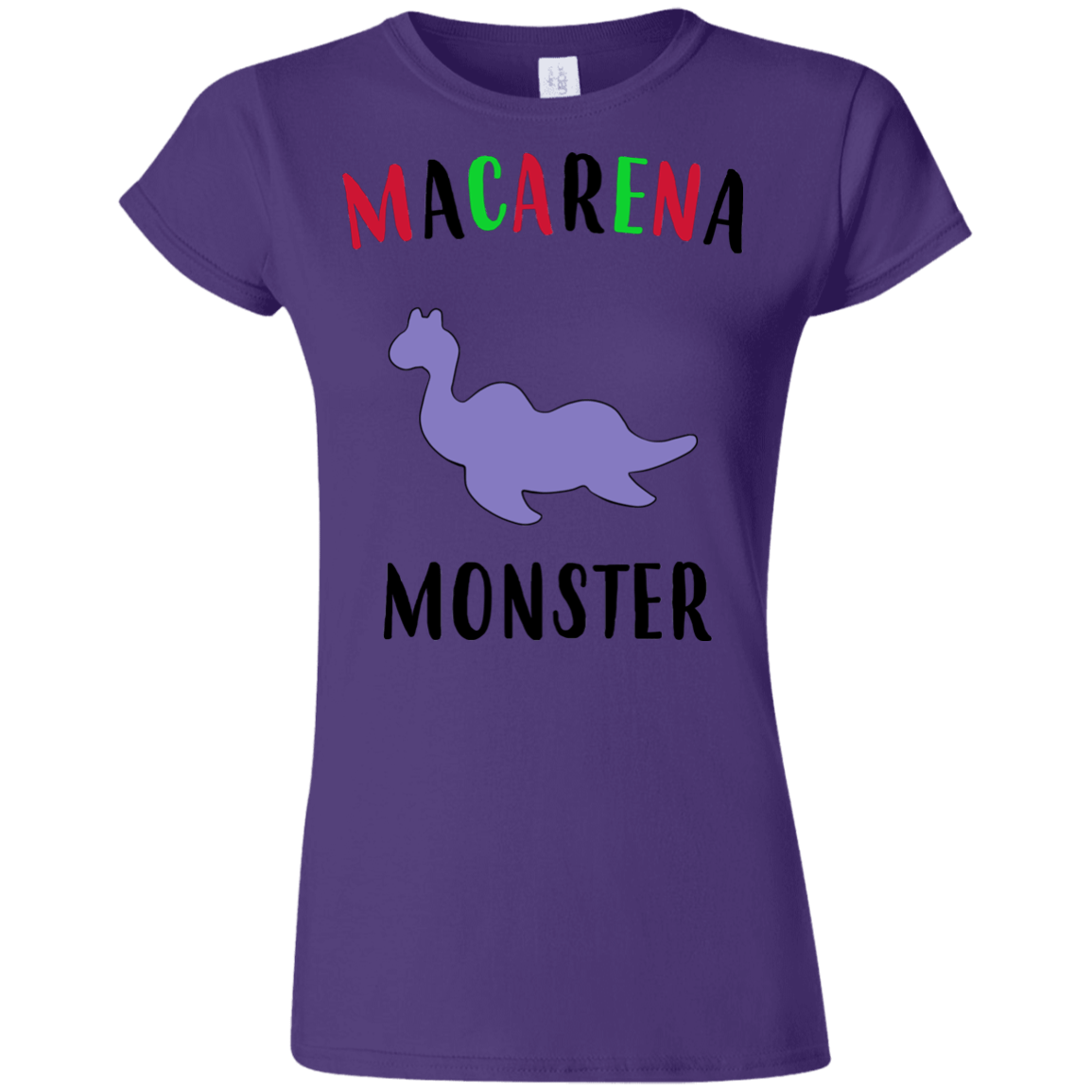 T-Shirts Purple / S Macarena Monster Junior Slimmer-Fit T-Shirt