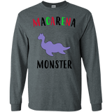 T-Shirts Dark Heather / S Macarena Monster Men's Long Sleeve T-Shirt