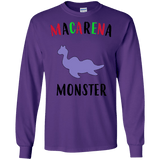 T-Shirts Purple / S Macarena Monster Men's Long Sleeve T-Shirt